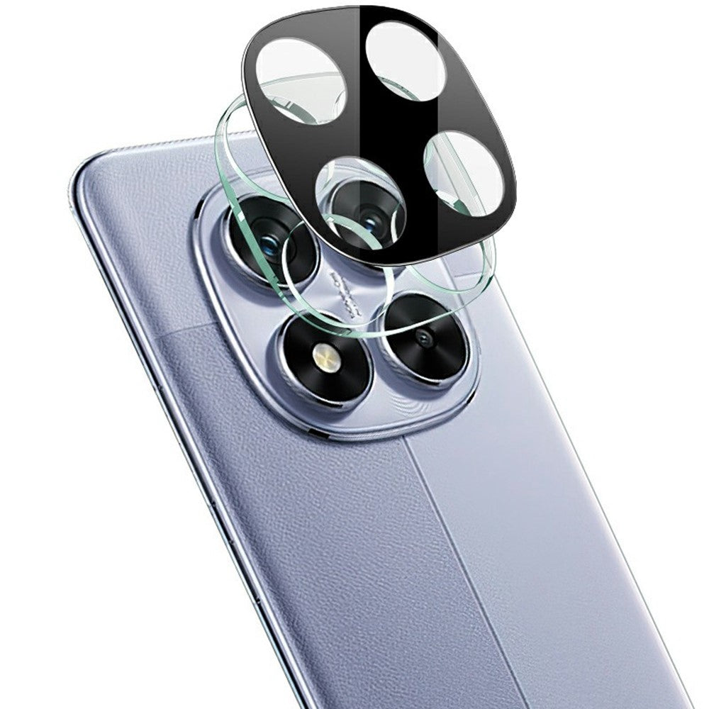 IMAK For Xiaomi Redmi Note 14 Pro 5G / Poco X7 5G Tempered Glass Lens Film+Acrylic Cap (Black Version)
