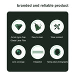 IMAK For Xiaomi Redmi Note 14 Pro 5G / Poco X7 5G Tempered Glass Lens Film+Acrylic Cap (Black Version)