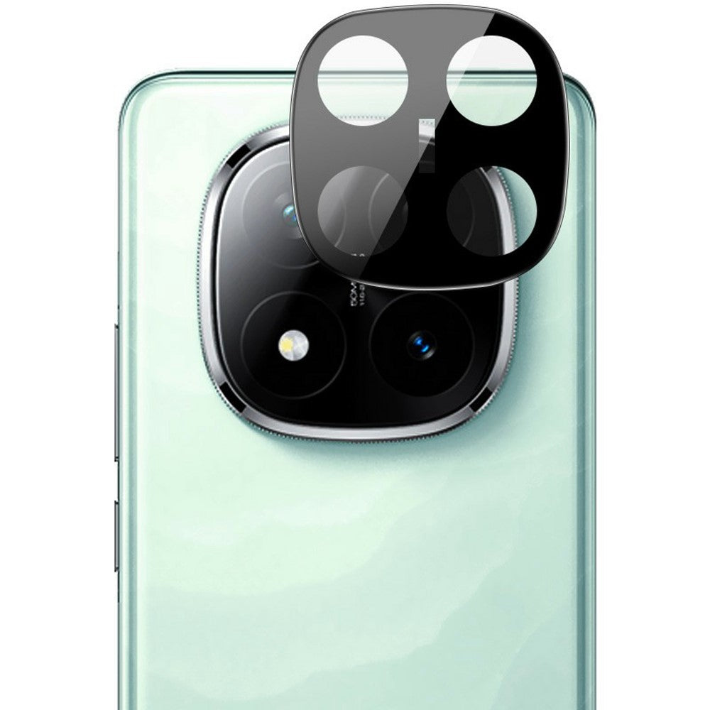 IMAK For Xiaomi Redmi Note 14 Pro+ 5G Camera Lens Protector Tempered Glass HD Clear Lens Film (Black Version)