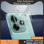 IMAK For Xiaomi Redmi Note 14 5G Tempered Glass Camera Lens Protector + Acrylic Lens Cap