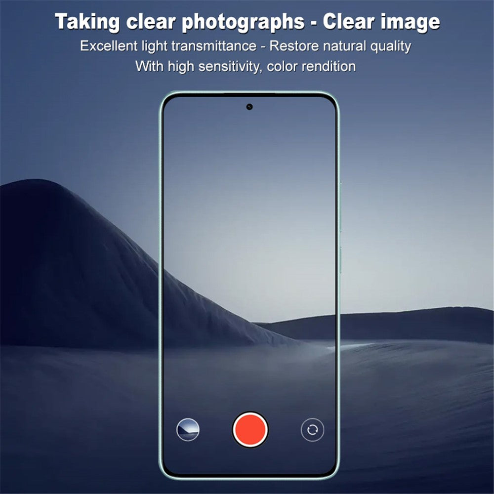 IMAK For Xiaomi Redmi Note 14 5G Tempered Glass Camera Lens Protector + Acrylic Lens Cap