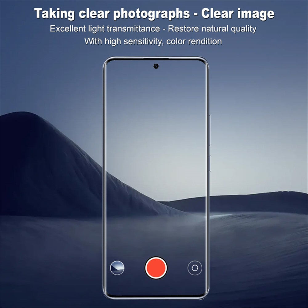IMAK For Xiaomi Redmi Note 14 Pro 5G / Poco X7 5G Tempered Glass Camera Lens Protector + Acrylic Lens Cap