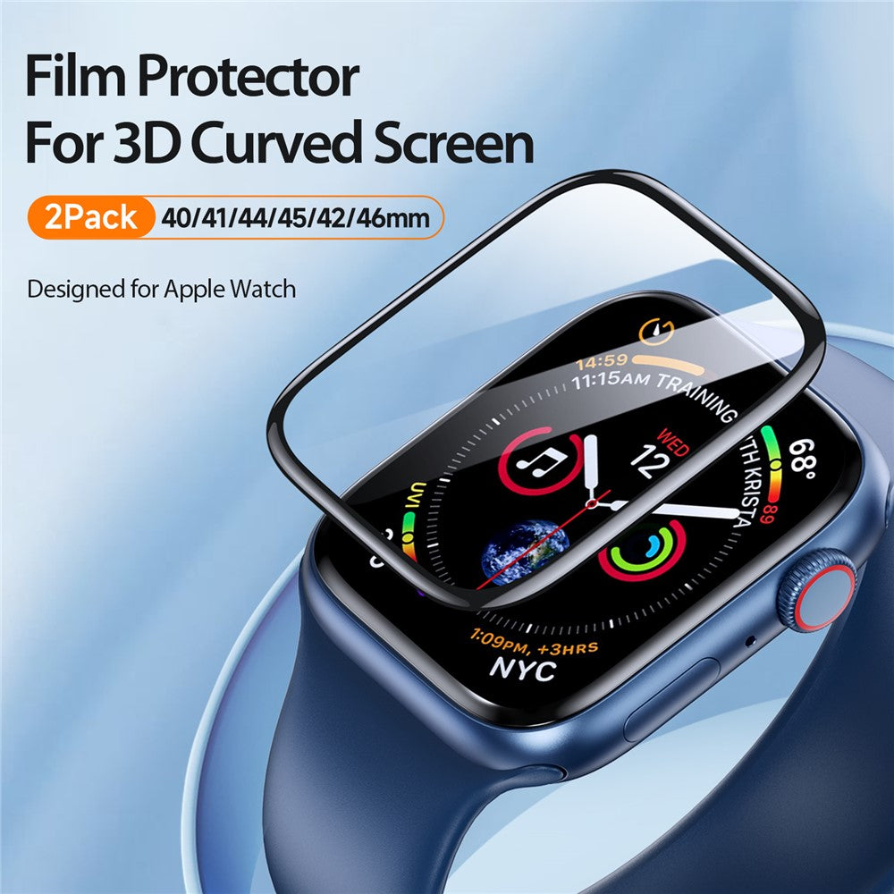 DUX DUCIS För Apple Watch Series 11 42mm / 10 42mm Skärmskydd Pmma Series 2st Genomskinlig Klockskärmskydd TPE+PMMA Film