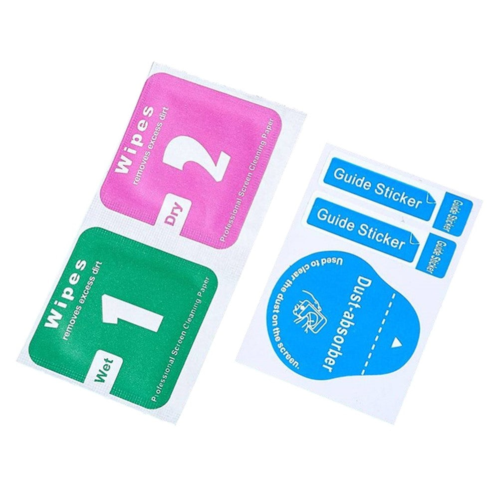 RURIHAI Tempered Glass Screen Film for Apple Watch Series 9 / 8 / 7 41mm PC Frame Watch Screen Protector
