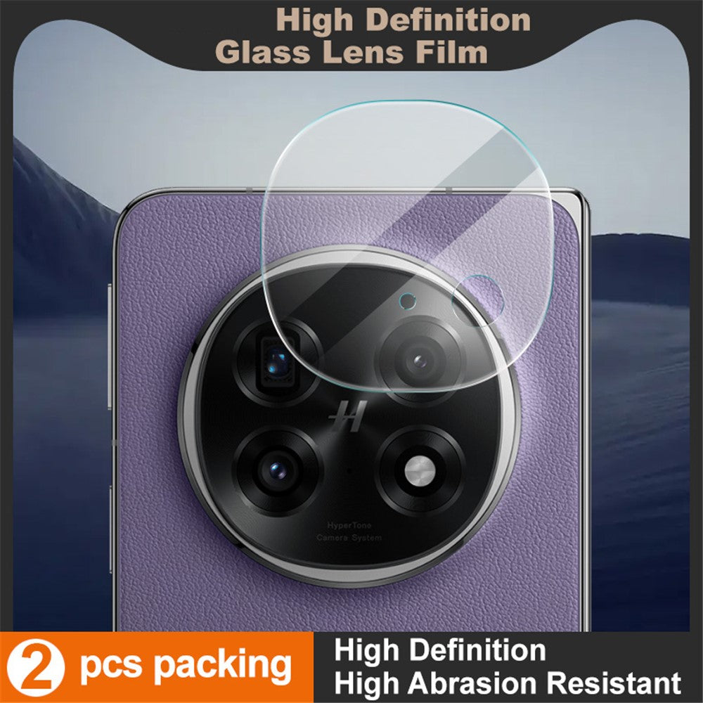 IMAK 2Pcs / Set For Oppo Find N5 5G Camera Lens Protector Ultra Clear Tempered Glass Lens Film