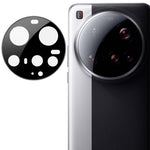 IMAK För Xiaomi 15 Ultra Kameralinsskydd Härdat Glas HD Klar Linsfilm (Svart Version)
