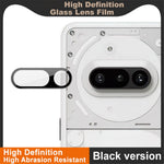 IMAK For Nothing Phone (3a) Camera Lens Protector Tempered Glass HD Clear Lens Film (Black Version)