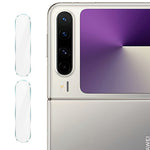 IMAK 2Pcs / Set For Huawei Pura X Lens Protector Ultra Clear Tempered Glass Lens Film