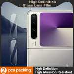 IMAK 2Pcs / Set For Huawei Pura X Lens Protector Ultra Clear Tempered Glass Lens Film