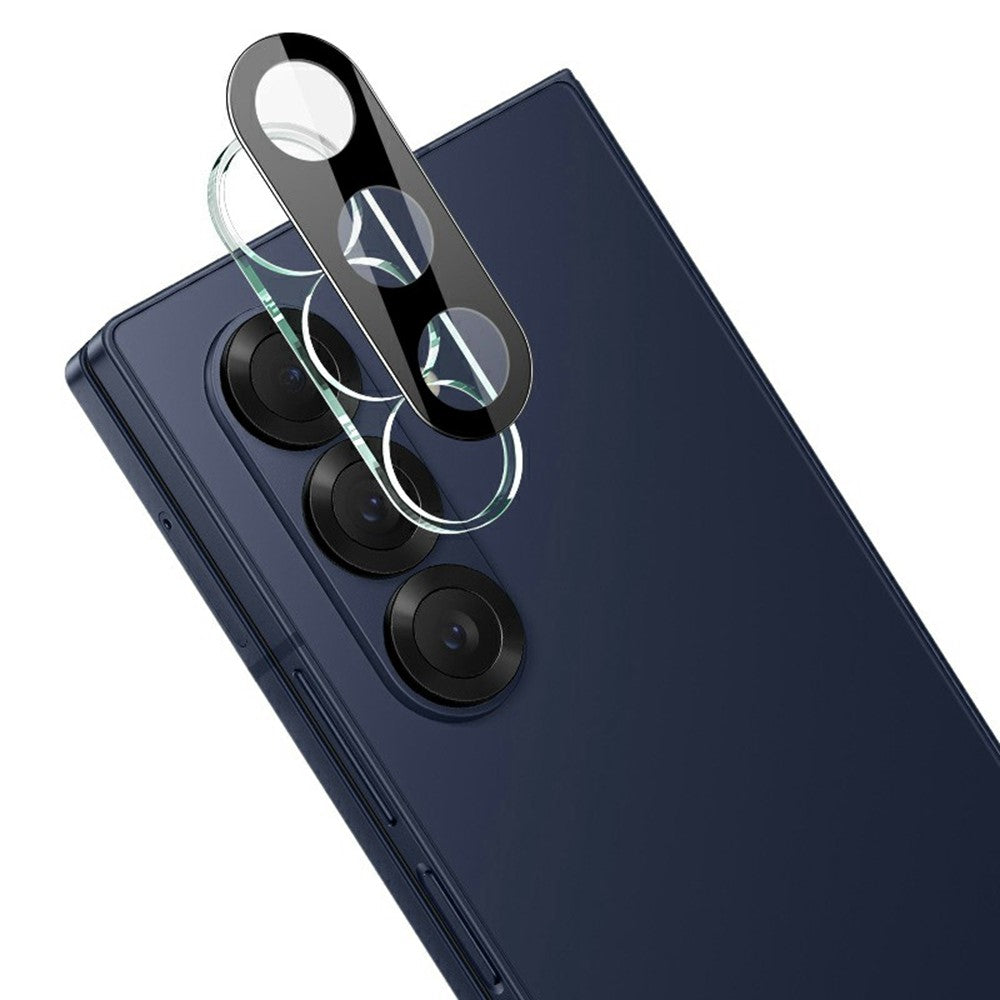 IMAK til Samsung Galaxy Z Fold8 Ultra / Z Fold7 5G Hærdet glas linsefilm + akryldæksel (sort version)