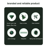 IMAK For Honor 400 Lite 5G Tempered Glass Lens Film + Acrylic Cap (Black Version)