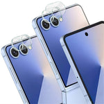 IMAK til Samsung Galaxy Z Flip8 / Z Flip7 5G Beskyttelsesglas til kameralinse + Akryl Linsehætte