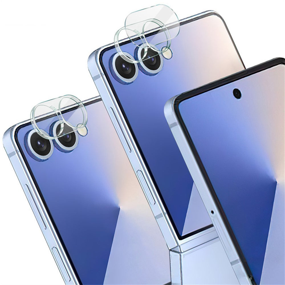 IMAK til Samsung Galaxy Z Flip8 / Z Flip7 5G Beskyttelsesglas til kameralinse + Akryl Linsehætte