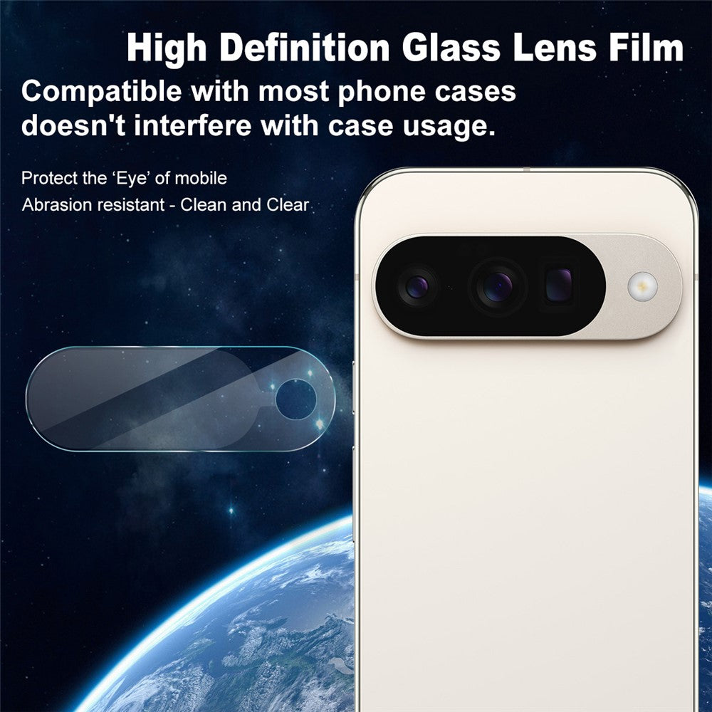 IMAK til Google Pixel 10 Kameraglasbeskyttelse Slankt Hærdet Glas Linsefilm