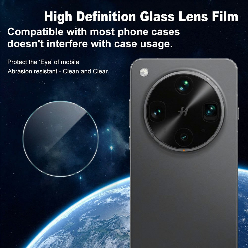 IMAK For Oppo Find X8 Ultra 5G Camera Lens Protector Slim Tempered Glass Lens Film