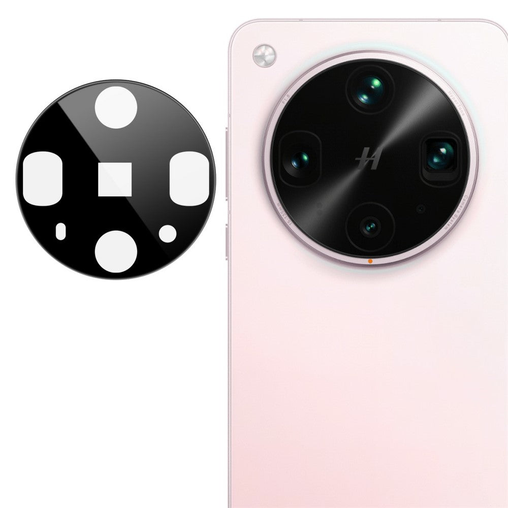 IMAK För Oppo Find X8 Ultra 5G Kameralinsskydd Härdat Glas HD Klar Linsfilm (Svart Version)