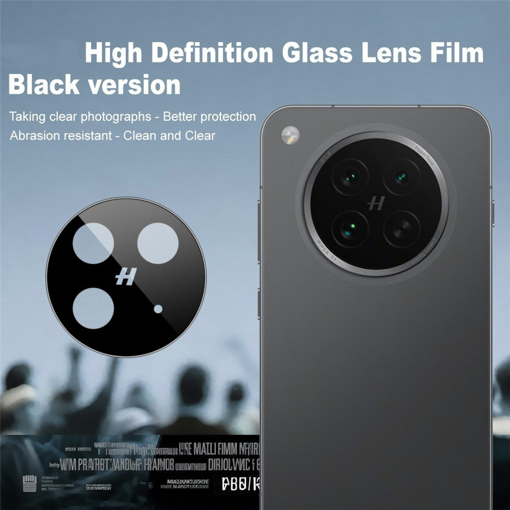 IMAK För Oppo Find X8s 5G Kameralinsskydd Härdat Glas HD Klar Linsfilm (Svart Version)