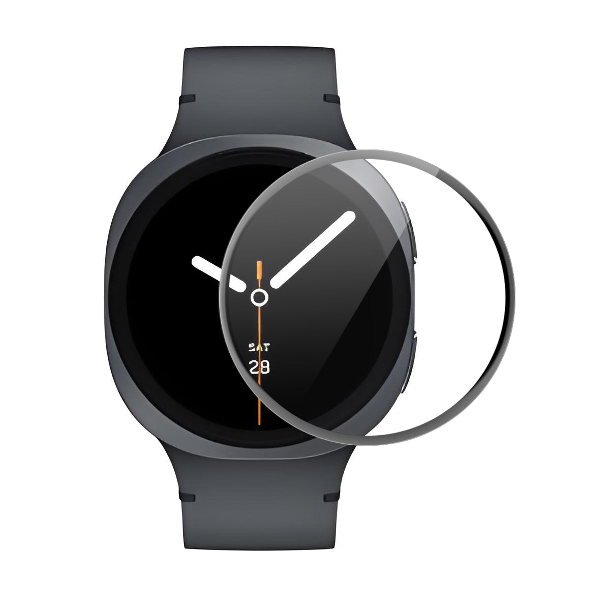 ENKAY HAT PRINCE För Samsung Galaxy Watch9 40mm / Watch8 40mm Skärmskydd 3D Böjd PC + PMMA Ultra Clear Film