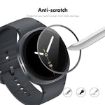 ENKAY HAT PRINCE För Samsung Galaxy Watch9 40mm / Watch8 40mm Skärmskydd 3D Böjd PC + PMMA Ultra Clear Film