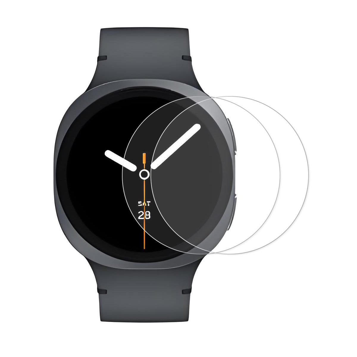 ENKAY HAT PRINCE Til Samsung Galaxy Watch9 44mm / Watch8 44mm 2 Stk. Skærmbeskytter 9H Høj Aluminiums-Silicium Glasfilm