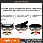 IMAK For Huawei Watch GT 6 46mm Watch Film HD Anti-scratch PMMA Screen Protector with Scale (Black)