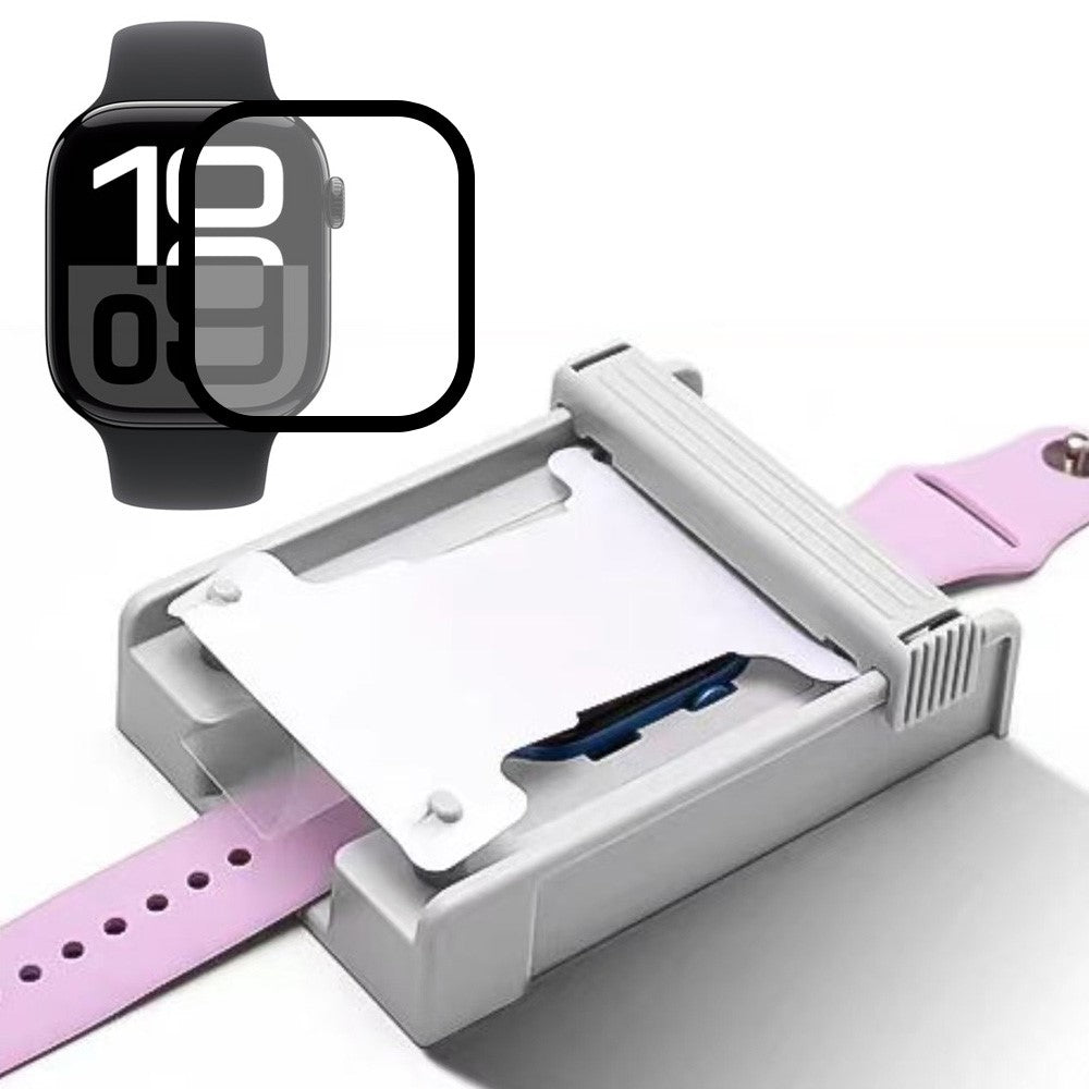 Skärmskydd för Apple Watch Series 11 42mm / 10 42mm Mjuk PET Heltäckande Klockfilm med Dammfritt Installationskit