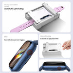 Skærmbeskytter til Apple Watch Series 9 41mm / 8 41mm / 7 41mm Blød PET Fuld Dækning Urfolie med Støvfrit Installationssæt