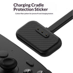 PGTECH GP-828 12 i 1 til Steam Controller (2. generation) Beskyttelsessæt Silikone-Thumbstick-kapper med kulfiberklistermærke og Type-C-støvprop