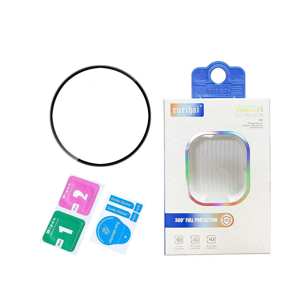 RURIHAI For Garmin Forerunner 170 / Forerunner 165 PMMA Screen Protector 3D Full Glue Watch Screen Film