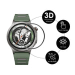 HAT PRINCE for OnePlus Watch 4 43mm Screen Protector ENKAY 3D Curved PC + PMMA Ultra Clear Film