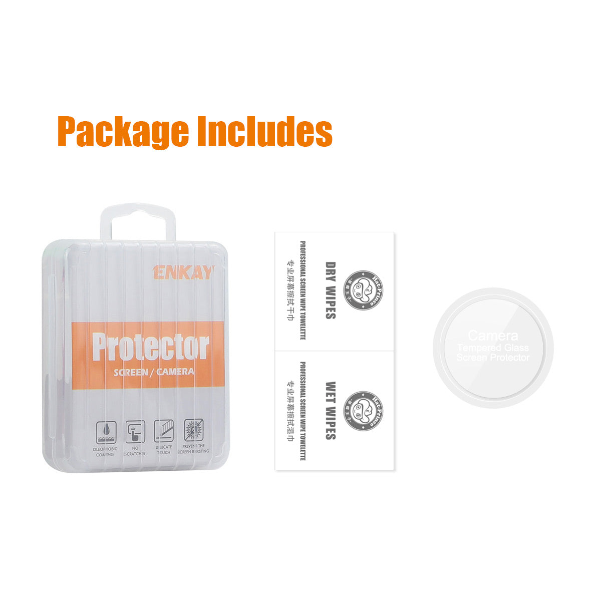 HAT PRINCE for Garmin Forerunner 170 Screen Protector ENKAY  9H High Aluminum-Silicon Glass Film