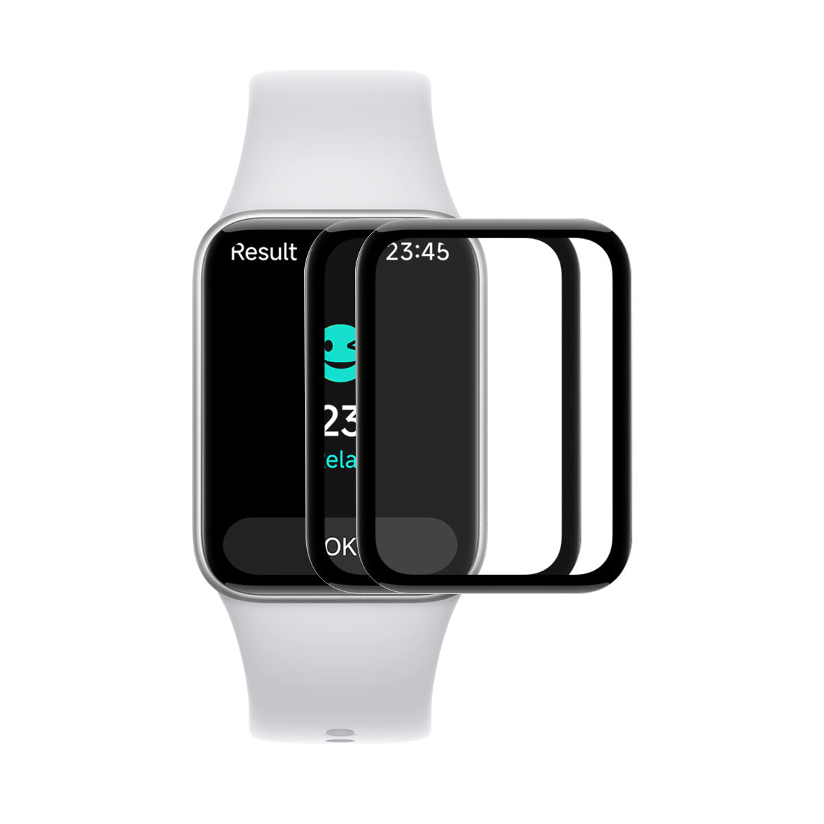 HAT PRINCE for Xiaomi Smart Band 10 Pro 2Pcs Screen Protector ENKAY  3D Curved PC + PMMA Ultra Clear Film