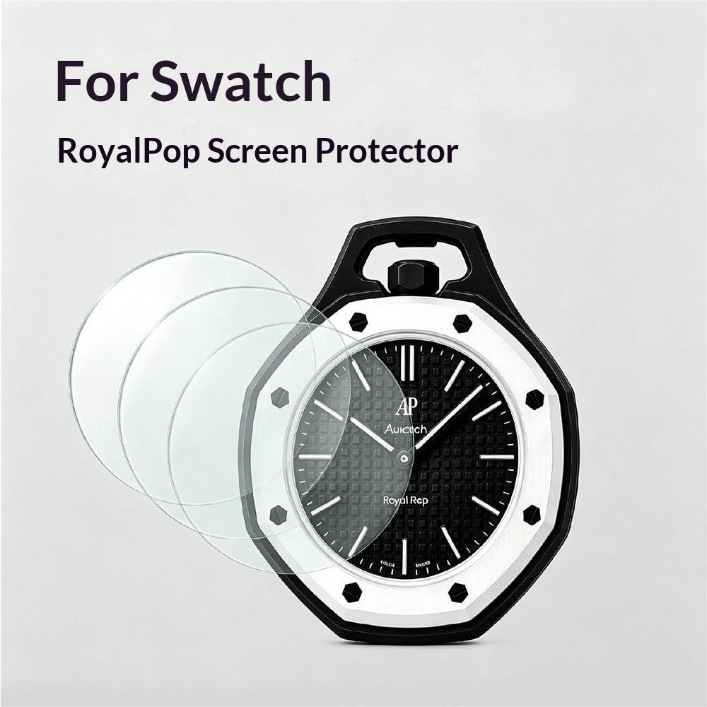 3 stk. til Swatch Royal Pop hærdet glas ridsefast skærmbeskytter med høj klarhed
