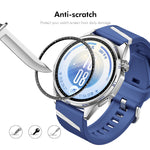 HAT PRINCE for Huawei Watch GT 7 46mm Screen Protector ENKAY 3D Curved PC + PMMA Ultra Clear Film