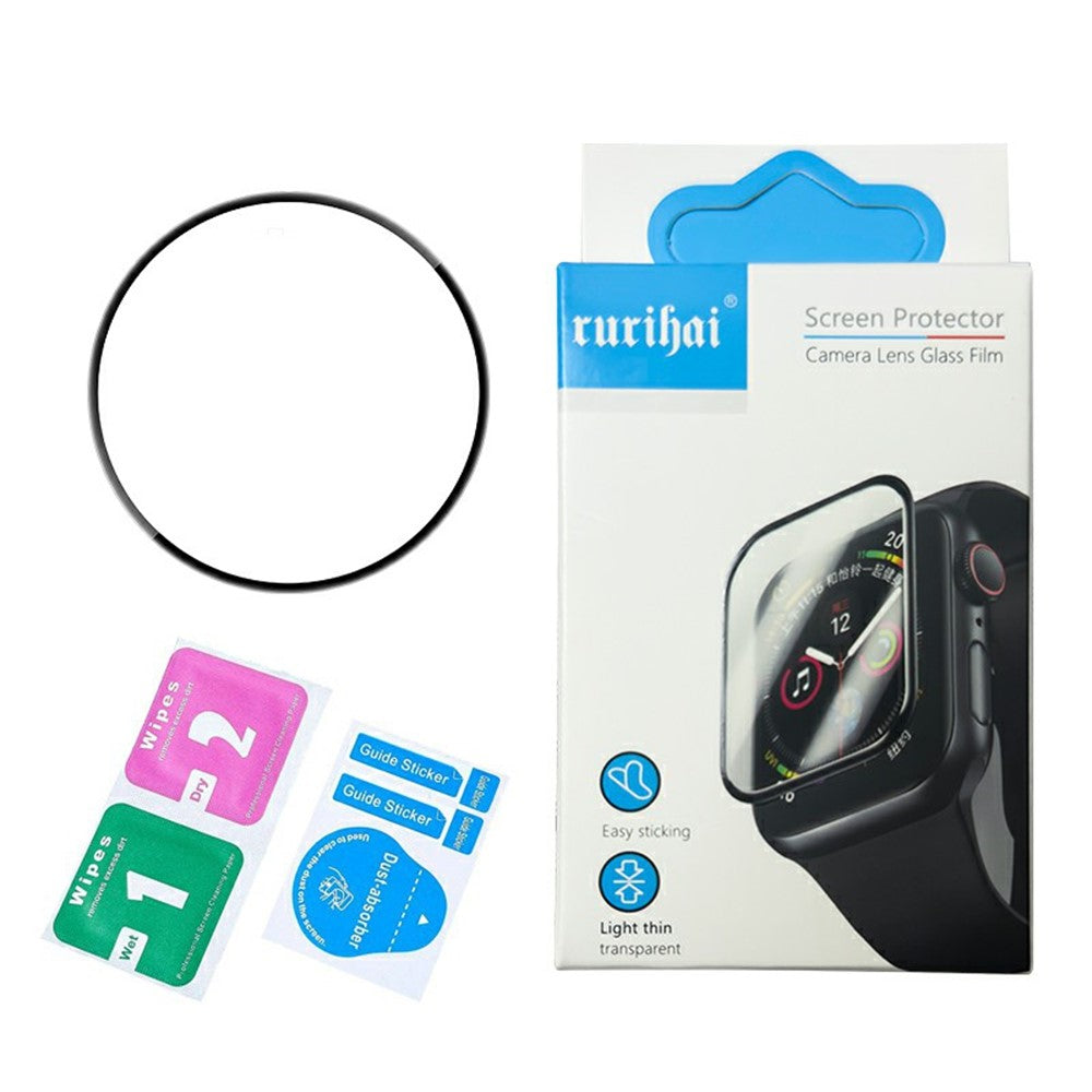RURIHAI For Samsung Galaxy Watch9 44mm PMMA Screen Protector 3D Full Glue Watch Screen Film