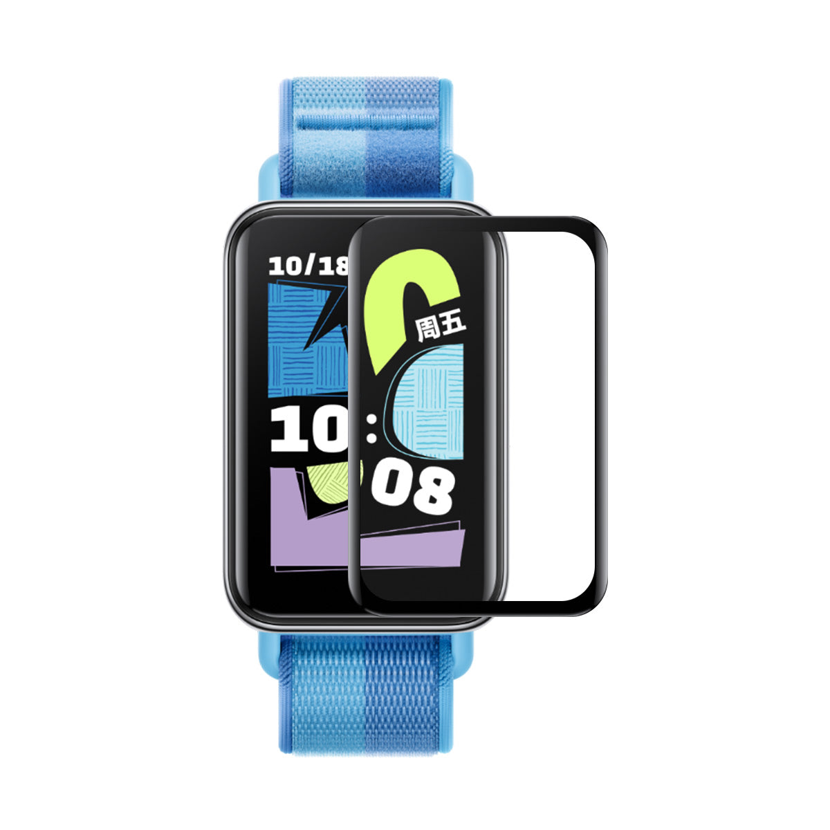 HAT PRINCE for Huawei Band 11 NFC / Honor Band 11 Screen Protector ENKAY  3D Curved PC + PMMA Ultra Clear Film
