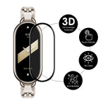 HAT PRINCE for Xiaomi Smart Band 11 NFC / Xiaomi Smart Band 11 Screen Protector ENKAY 3D Curved PC + PMMA Ultra Clear Film