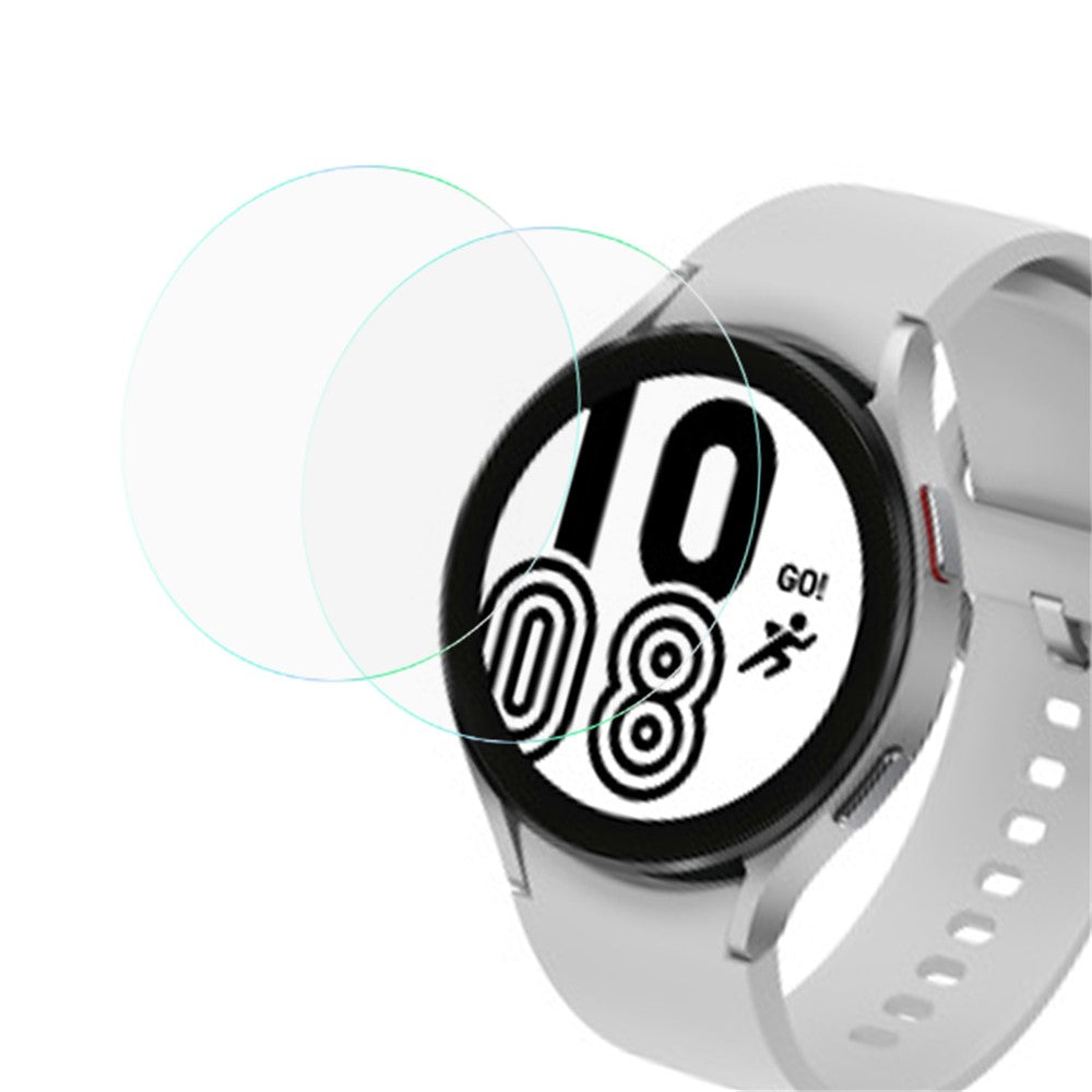 2Pcs / Set High Difinition Transparent Tempered Glass Screen Protector Film for Samsung Galaxy Watch4 40mm