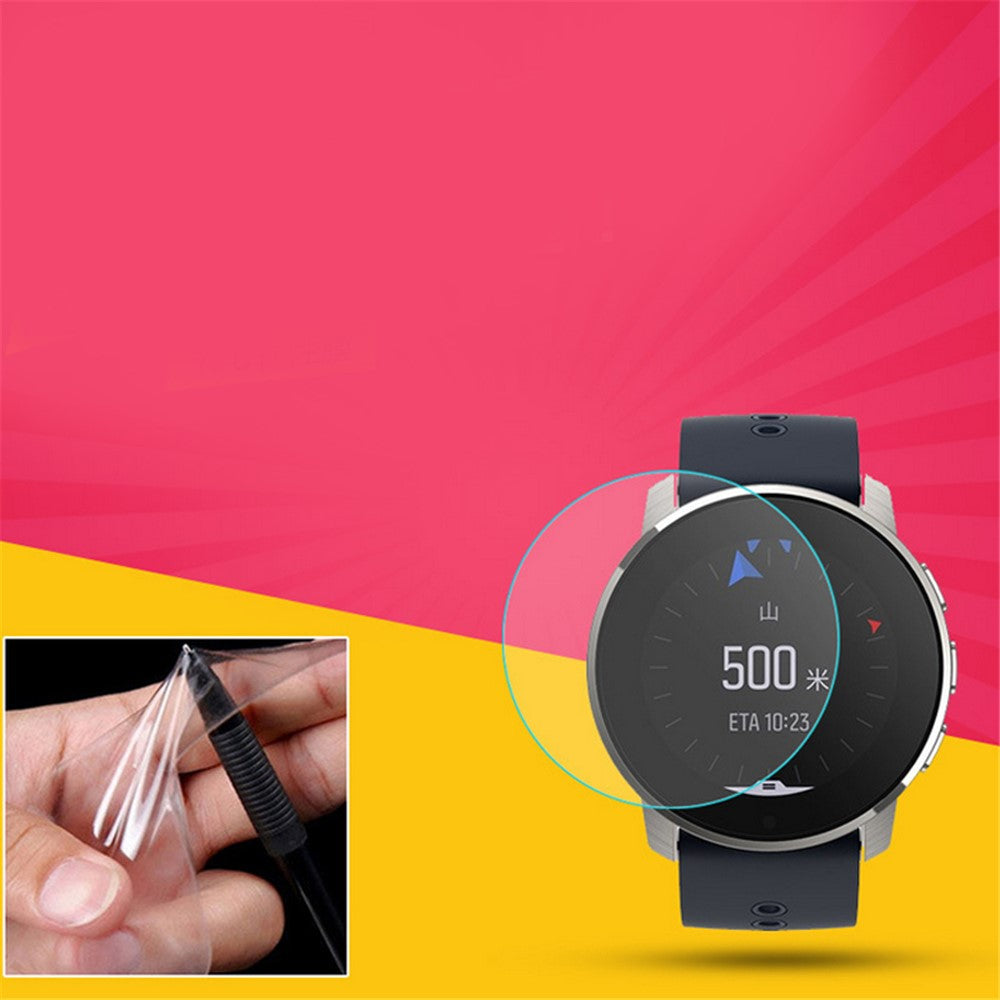 38mm Anti-Explosion HD Soft TPU Screen Protector Clear Film for Suunto 9 Peak