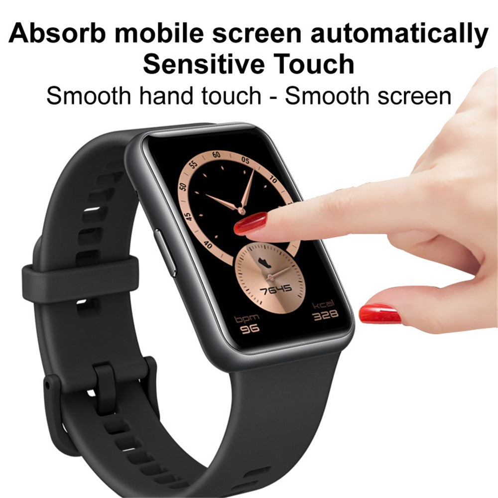 IMAK Full Coverage Ultra Clear PMMA Glass Screen Protector Film for Apple Watch Series 9 / 8 / 7 45mm