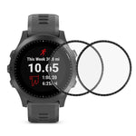 Watch Screen Protector for Garmin Forerunner 945, 2Pcs/Set Bubble Free HD Ultra Flexible PMMA Film