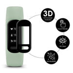 ENKAY HAT PRINCE For GarminSmart 5 Screen Protector HD Clear Soft PC Edge + PMMA 3D Curved Full Cover Full Glue Screen Cover Film