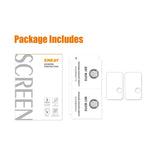 ENKAY HAT PRINCE 2-pack / set för Samsung Galaxy A23 5G (Global version) / 4G / A33 5G / A53 5G / A73 5G kameralinsskydd hög aluminium-kiselglas 0,2 mm reptålig film