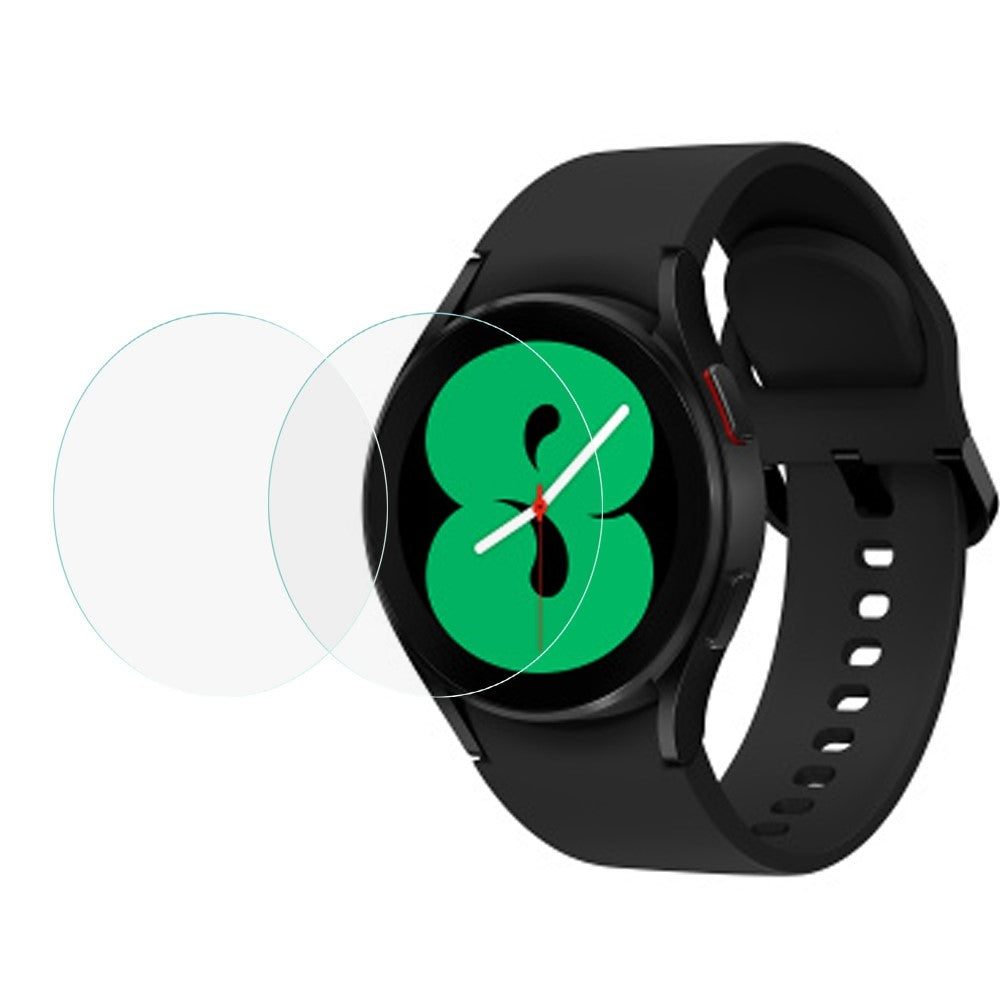 For Samsung Galaxy Watch5 44mm 2Pcs / Pack Smooth Touch 2.5D Arc Edge Anti-oil Clear Tempered Glass Protective Film Smart Watch Screen Protector