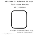 For Apple Watch SE3 / SE2 / SE1 / 6 / 5 / 4 40mm Tempered Glass Screen Protector HD Clear Full Glue Full Coverage Anti-explosion 3D Curved Screen Cover