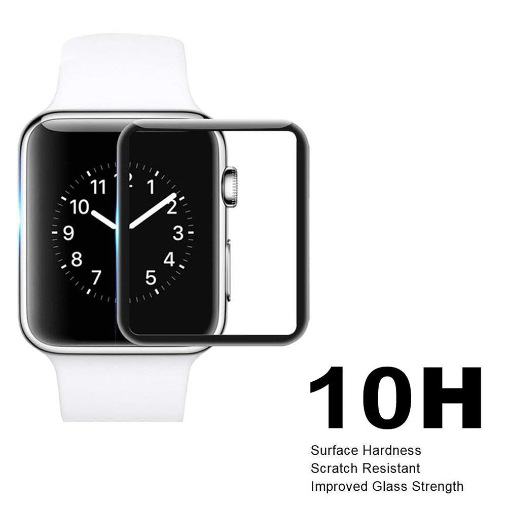 For Apple Watch SE3 / SE2 / SE1 / 6 / 5 / 4 40mm Tempered Glass Screen Protector HD Clear Full Glue Full Coverage Anti-explosion 3D Curved Screen Cover