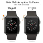 For Apple Watch SE3 / SE2 / SE1 / 6 / 5 / 4 40mm Tempered Glass Screen Protector HD Clear Full Glue Full Coverage Anti-explosion 3D Curved Screen Cover