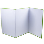 Tri-Fold Light Reflector Board Photography Reflector Cardboard A3 Size Light Diffuser Paperboard (Green and White)
