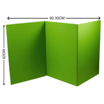 Tri-Fold Light Reflector Board Photography Reflector Cardboard A3 Size Light Diffuser Paperboard (Green and White)
