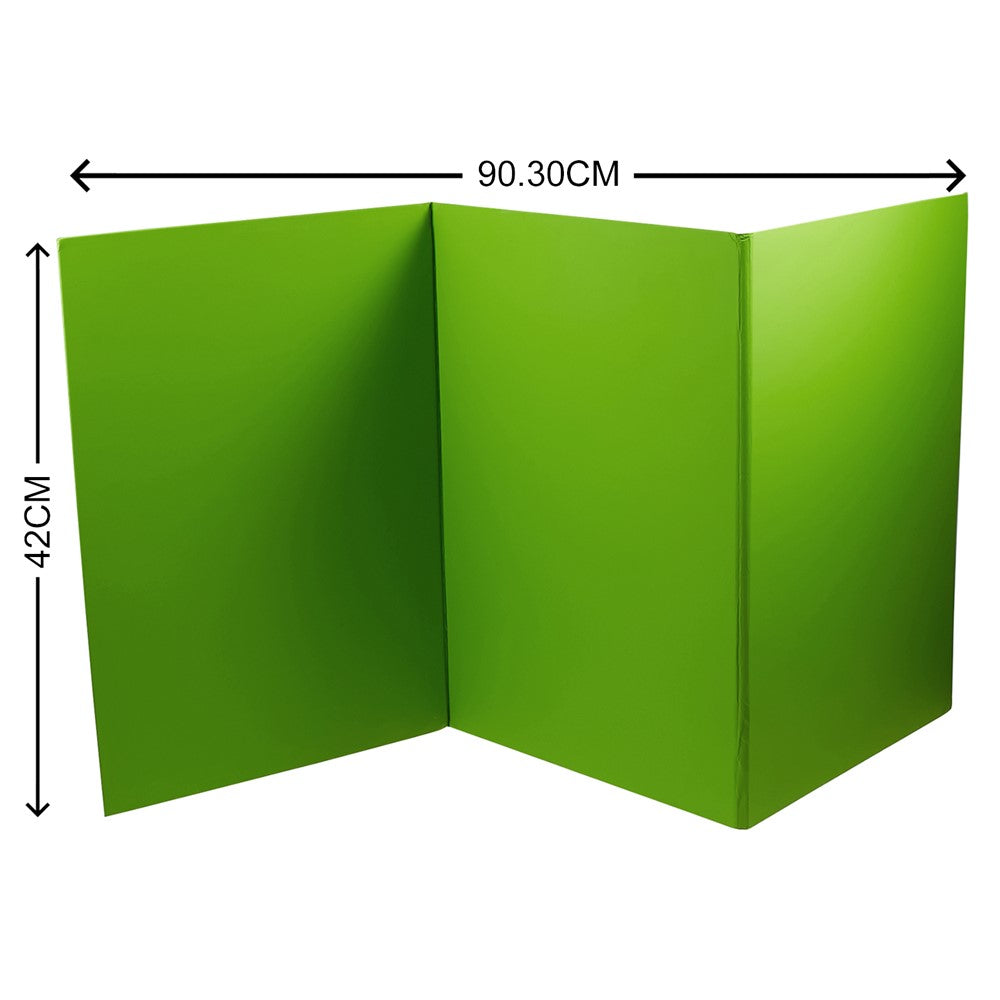 Tri-Fold Light Reflector Board Photography Reflector Cardboard A3 Size Light Diffuser Paperboard (Green and White)